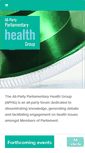 Mobile Screenshot of healthinparliament.org.uk